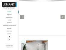 Tablet Screenshot of leblancreno.com